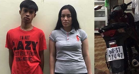 Cặp đôi “tình chị em” trộm xe SH lấy tiền đập đá