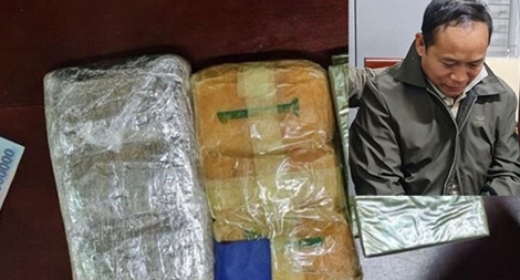 Chặn 2 bánh heroin và 12.000 viên ma túy từ miền núi về vùng biển