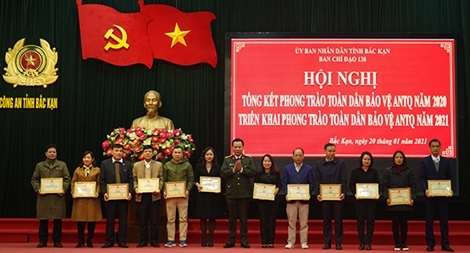 Bắc Kạn tổ chức tổng kết phong trào Toàn dân bảo vệ an ninh Tổ quốc