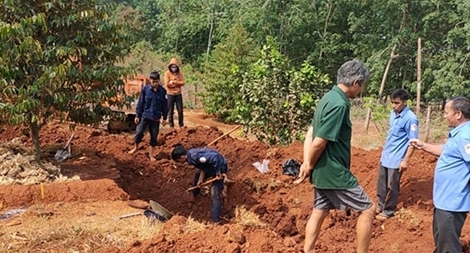 Bình Phước cất bốc, quy tập thêm 10 bộ hài cốt liệt sỹ