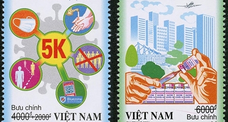 Phát hành bộ tem “Chung sống an toàn với đại dịch COVID-19”