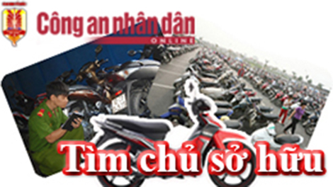 Công an phường Quang Trung tìm chủ sở hữu xe máy