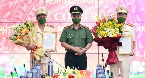 Bộ Tư lệnh Cảnh vệ có 2 tân Phó Tư lệnh