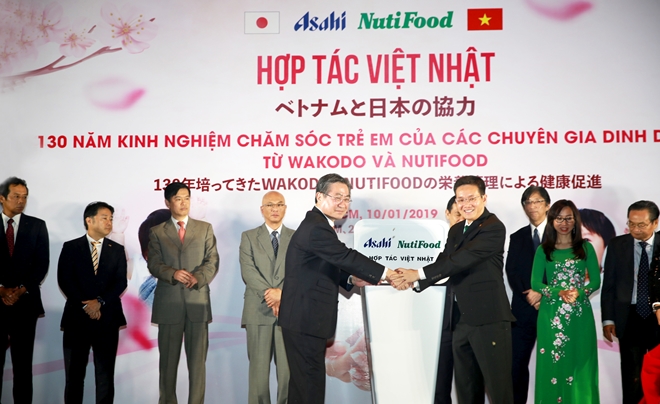 NutiFood liên danh với tập đoàn hàng đầu về thức ăn trẻ em của Nhật
