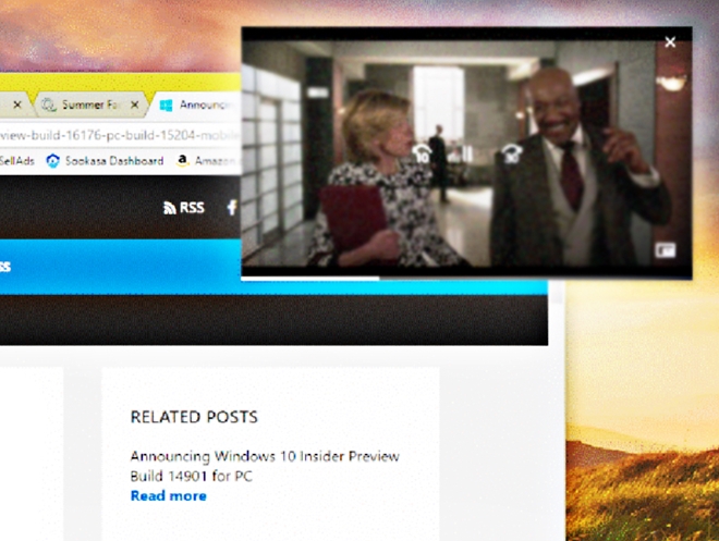 Windows 10 Creators Update có tính năng Mini View