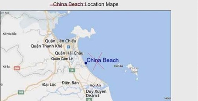 Nghiêm cấm in ấn, phát hành mọi tài liệu sử dụng cụm từ “China Beach”