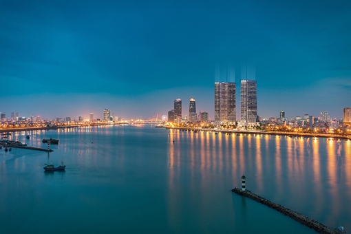 Khởi công công trình tòa tháp đôi “chọc trời” đầu tiên ở Đà Nẵng chào đón APEC  