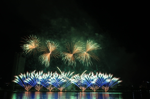 Mãn nhãn với màn trình diễn pháo hoa ngoạn mục của hai đội Pháp – Mỹ