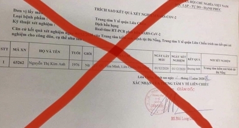 Kỷ luật nữ điều dưỡng sửa kết quả xét nghiệm COVID-19