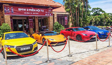 Hội tụ dàn Moto BMW "khủng" và siêu xe 3 miền.