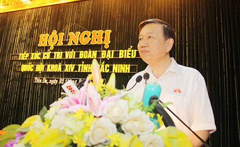 Bộ trưởng Tô Lâm tiếp xúc cử tri huyện Tiên Du, tỉnh Bắc Ninh