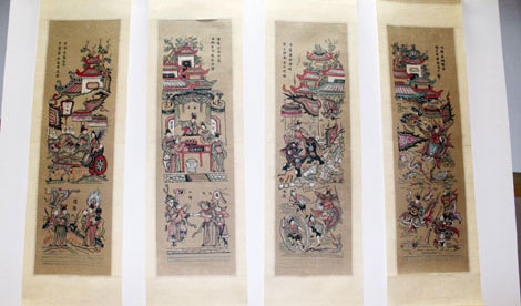 Nhà sưu tầm tranh Nguyễn Thị Thu Hòa: Nặng lòng với tranh dân gian