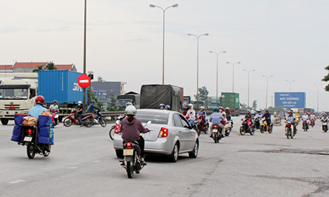 Kéo giảm tai nạn giao thông tại các khu công nghiệp