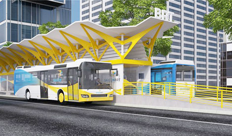 Ngày 15-12, Hà Nội thí điểm chạy tuyến buýt nhanh BRT