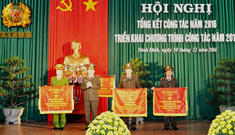 Công an tỉnh Ninh Bình, Quảng Ninh, Bắc Ninh triển khai công tác năm 2017