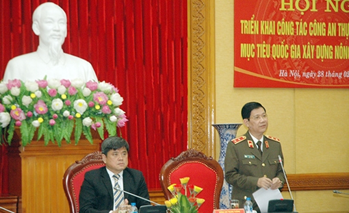 Công tác Công an trong thực hiện mục tiêu quốc gia xây dựng nông thôn mới