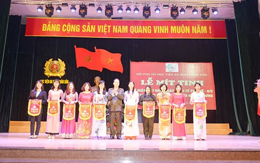 Học viện ANND Kỷ niệm ngày Quốc tế phụ nữ và trao giải Hội thi ẩm thực