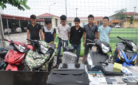 Triệt phá băng nhóm gây ra hàng chục vụ đột nhập, trộm cắp nhà dân