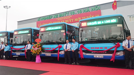 Hà Nội thay thế hàng loạt xe buýt chất lượng cao, có wifi miễn phí