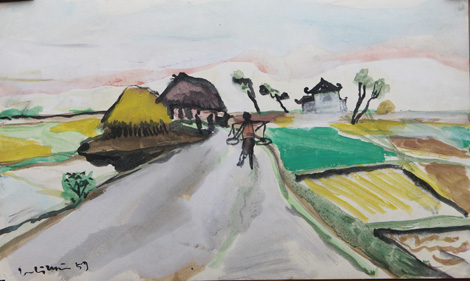 Triển lãm "Nét" của họa sĩ Lưu Công Nhân: Nhịp của giao cảm