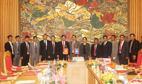 Vun đắp quan hệ hợp tác giữa Bộ Công an Việt Nam - Bộ An ninh Lào