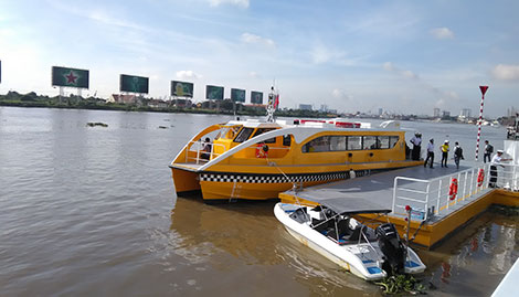 Tuyến buýt đường sông đầu tiên của TP Hồ Chí Minh chính thức hoạt động
