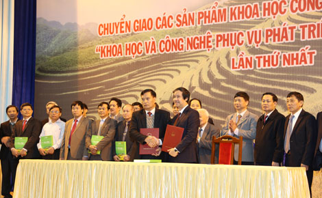 Chuyển giao sản phẩm khoa học công nghệ giàu tính ứng dụng cho vùng Tây Bắc