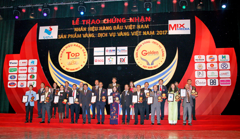 Tập đoàn GFS được vinh danh Top 20 “Nhãn hiệu hàng đầu Việt Nam năm 2017”