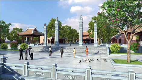 Xây dựng nhà tưởng niệm đồng chí Nguyễn Đức Cảnh