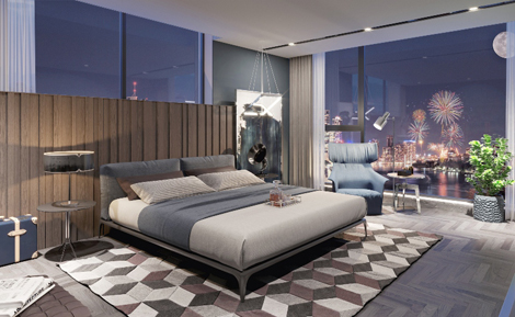 Choáng ngợp với không gian nội thất đầy cá tính của căn hộ đẳng cấp bên Hồ Tây