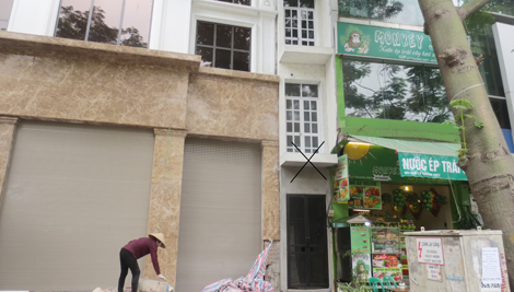 Sẽ cưỡng chế công trình nhà siêu mỏng mặt tiền 1m trên phố Lý Thường Kiệt