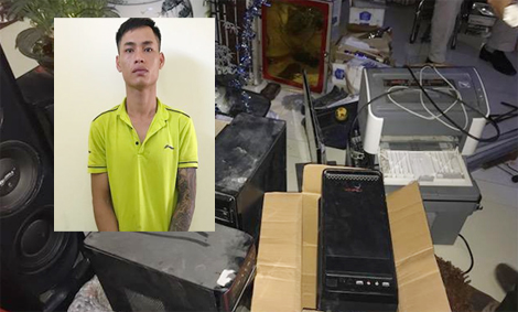 Bắt đối tượng nghiện, trộm cắp tài sản phát hiện mìn, đạn và dao kiếm