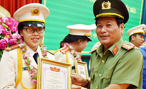 Chuyện về nữ thủ lĩnh Đoàn Công an tiêu biểu