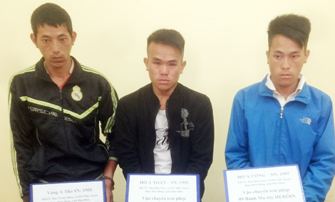 Ba anh em bị bắt cùng 9 bánh heroin trên xe khách