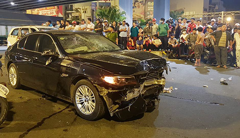 Điều tra vụ nữ doanh nhân điều khiển ôtô gây tai nạn sau khi nhậu