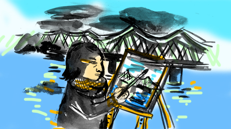 Mưa phía bên kia cầu