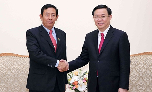 Phó Thủ tướng tiếp Chủ tịch Đảng Đoàn kết và Phát triển Liên bang Myanmar