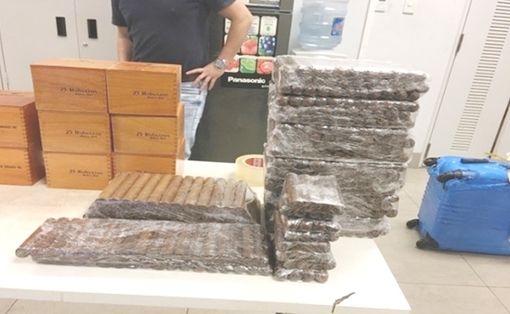 Điều tra mở rộng vụ vận chuyển xì gà "khủng" nhập lậu