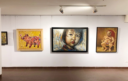 Triển lãm mỹ thuật ‘Sắc xuân Kỷ Hợi 2019"