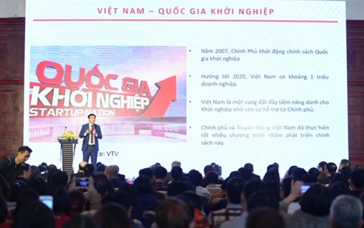 Tọa đàm "Khởi nghiệp và trở thành người lãnh đạo trong kỷ nguyên 4.0""