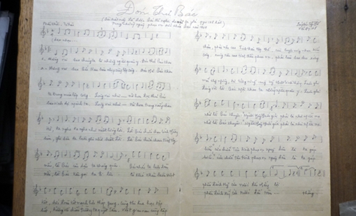 Bài hát “Đón thư Bác” – một tư liệu quý về Bác Hồ