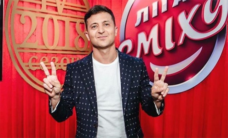 Từ diễn viên hài đến ứng cử viên Tổng thống Ukraina