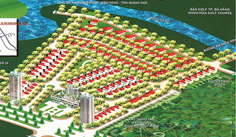 Dừng thi công dự án khu đô thị số 6 tại Điện Nam- Điện Ngọc