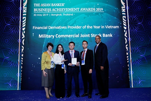 Nhận giải thưởng của Asian Banker, MBBank khẳng định vị thế hàng đầu trên thị trường phái sinh