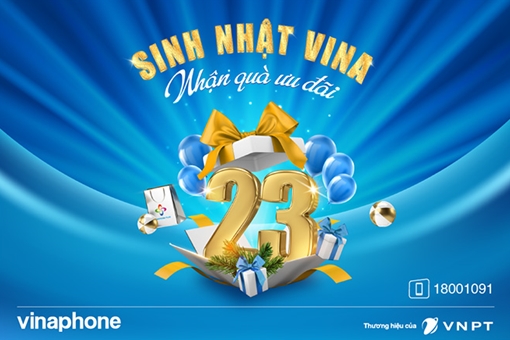 Cách nhận quà tặng mừng sinh nhật 25 năm VinaPhone