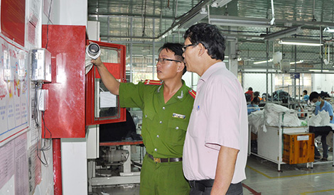 Kiểm tra an toàn phòng cháy chữa cháy tại công ty chuyên trung chuyển khách