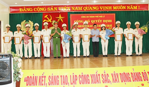 Công an TP Phủ Lý: Điều động Công an chính quy về đảm nhiệm chức danh Công an xã