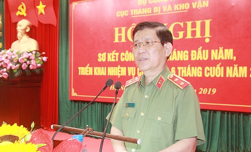 Đảm bảo trang bị và kho vận đáp ứng yêu cầu công tác Công an trong tình hình mới