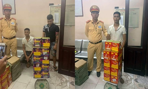 Nam thanh niên bung cửa xe bỏ chạy khi CSGT yêu cầu kiểm tra tải hàng