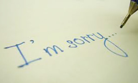 Từ một lời xin lỗi